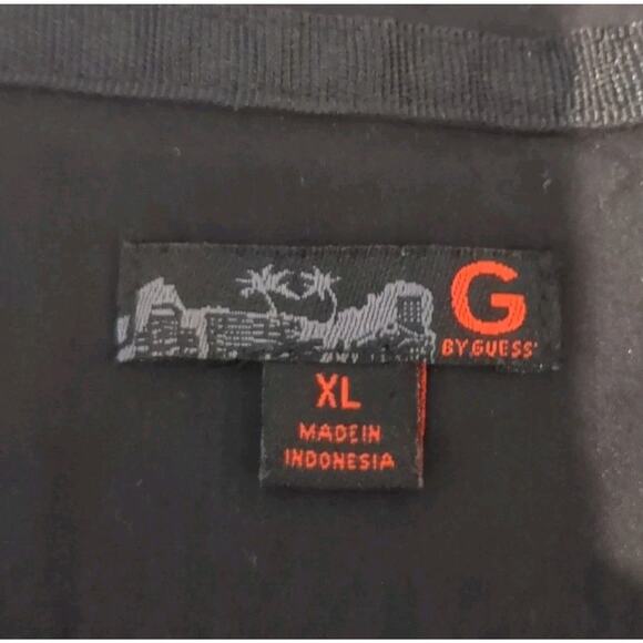 Y2K Vintage G by Guess Black Babydoll Blouse Gothic Whimsigoth Dark Romantic - Picture 3 of 15